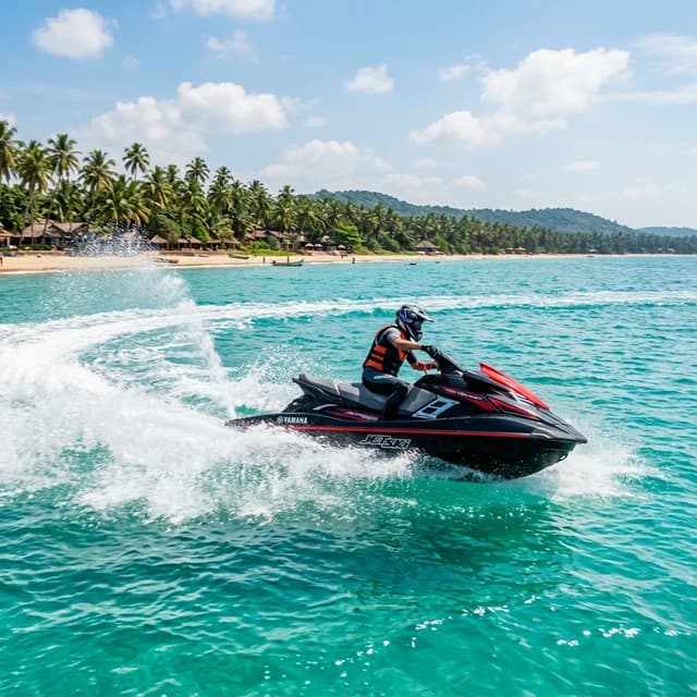 Jet-ski near TAM-BoSa Homestay Udupi