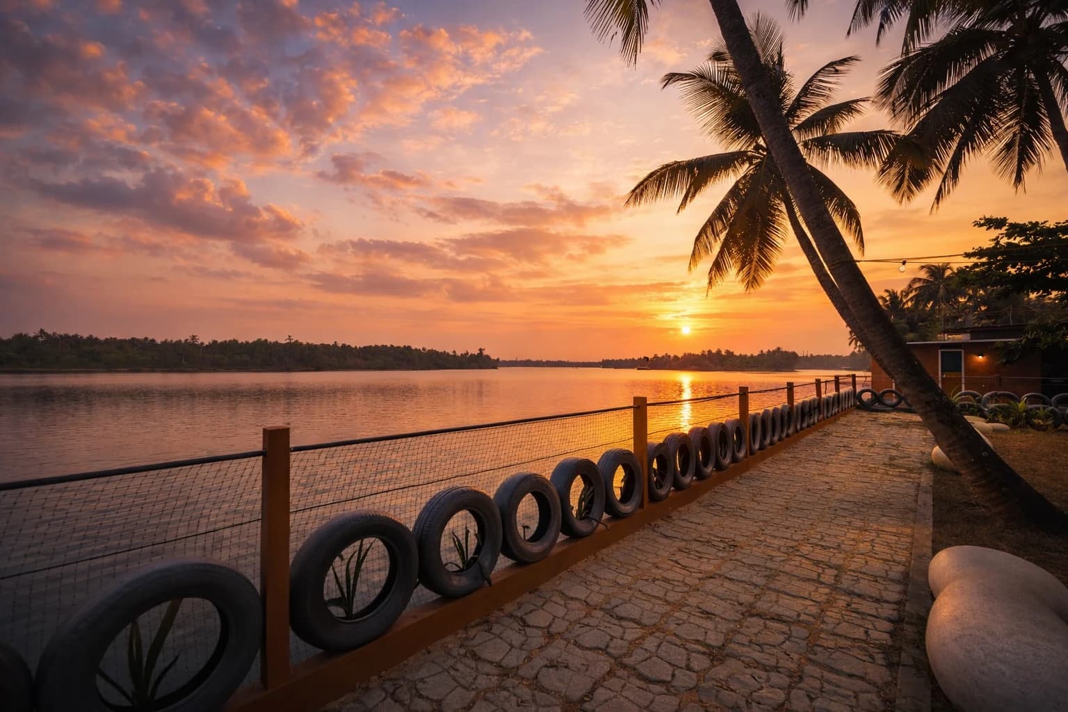River Views at TAM-BoSa Riverside Retreat Udupi